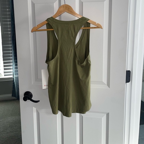NEW Lululemon Love Tank II Dark Olive 2018 Style: W1AWYS $38 Pima Cotton 6 - Picture 5 of 8
